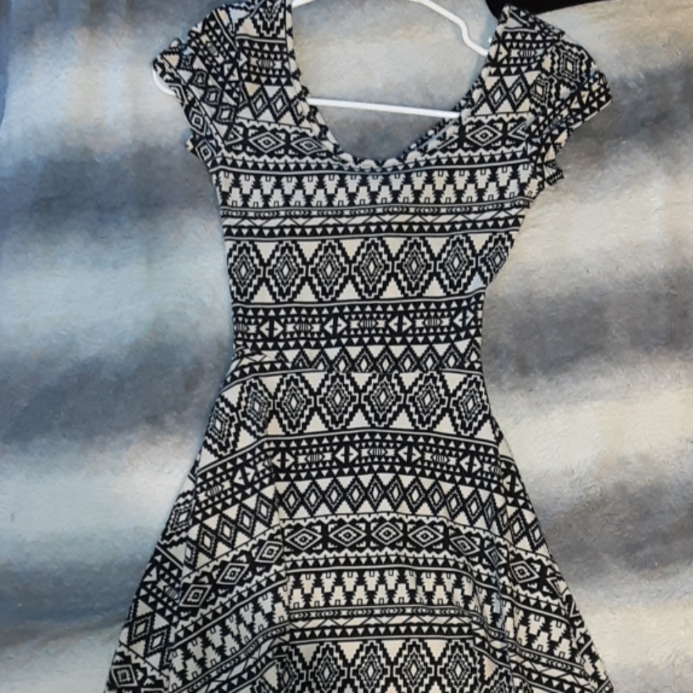 A summer time dress, cross back